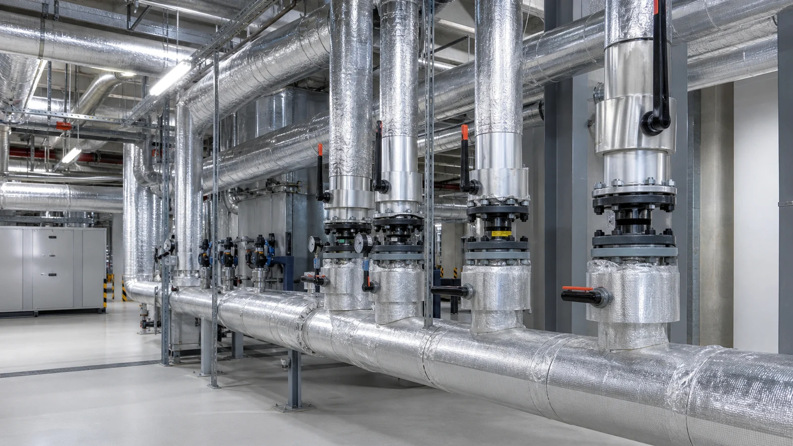 Industrial piping insulation example for project estimation